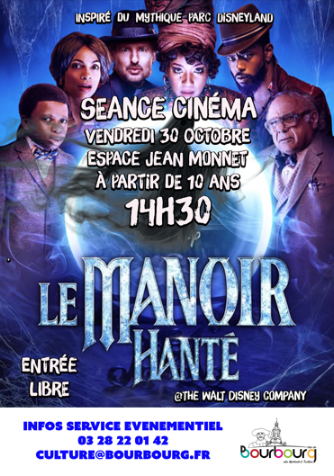 Cinéma d'Halloween "Le Manoir Hanté" ©The Walt Disney Company